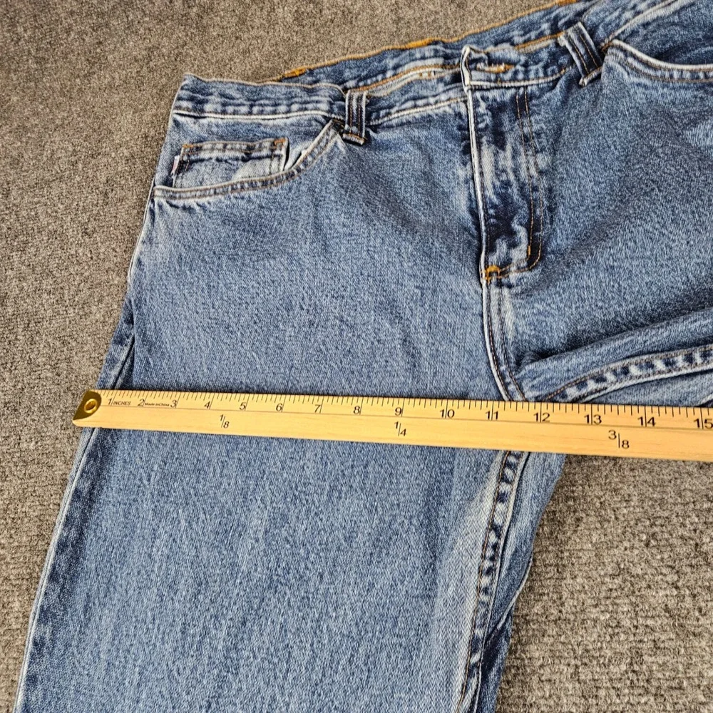 All American Clothing Co Mens Blue Straight Leg Jeans AA101L  34x34 USA Made
